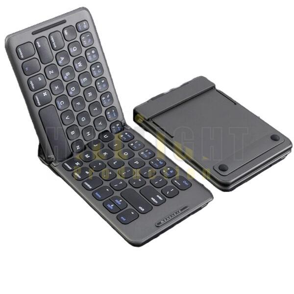 摺疊便攜無線鍵盤 藍牙鍵盤 Foldable Portable Wireless Keyboard Bluetooth Keyboard - HillLightProduction